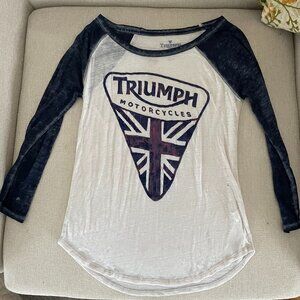 Triumph Motorcycles x Lucky Brand Baseball Shirt